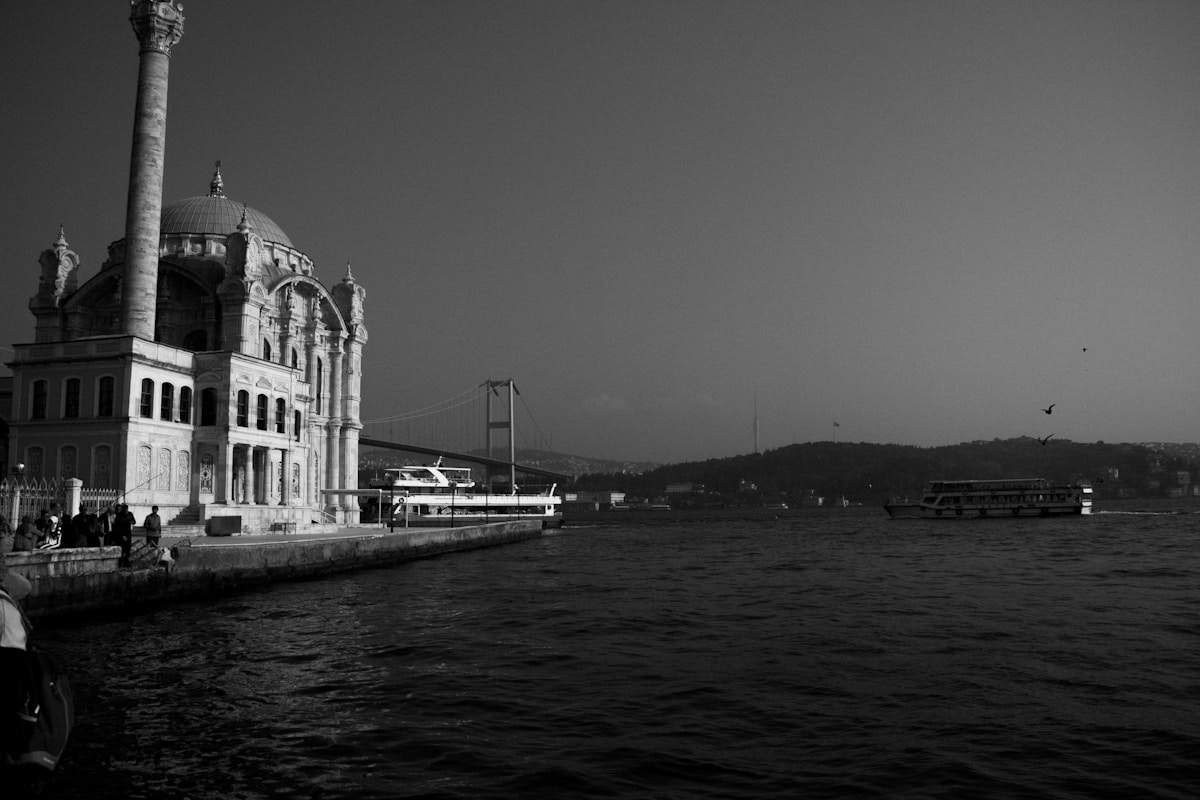 Gümüşlük fishing village at sunset on the Bodrum Peninsula