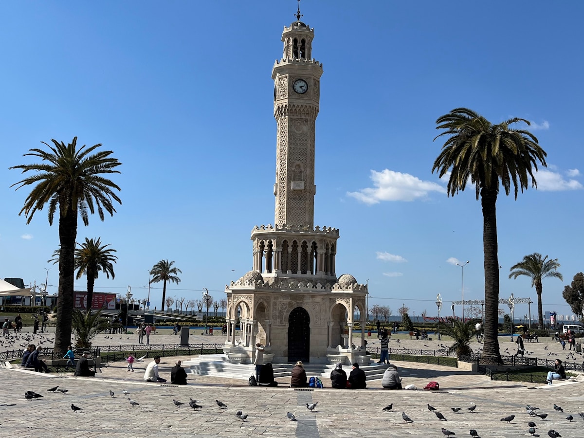 İzmir Kordon waterfront at dusk — the Aegean city's defining promenade